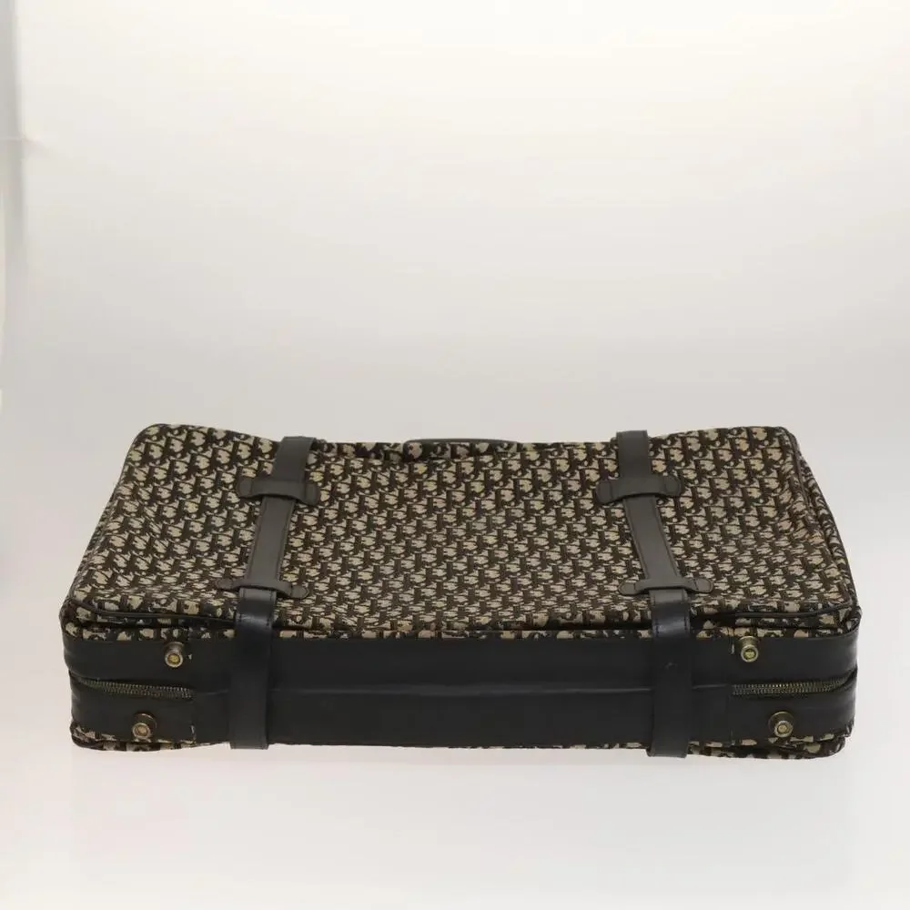 DIOR Trotter Canvas Trunk Navy Gold